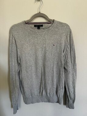 Tommy Hilfiger Gray Crewneck Sweater